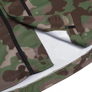 Maillot de baseball camouflage Pullonsy pour adultes unisexes, entièrement boutonné, manches courtes, uniformes de sport hip-hop - Product Image 2