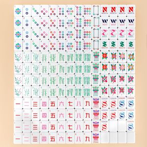 Acrylic American <b>mahjong</b> tiles USA font western <b>mahjong</b> tiles household entertainment game <b>set</b> - Product Image 3