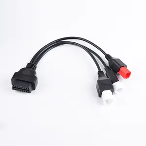 Bộ Chia 3 Trong 1 Chẩn Đoán Xe Máy OBD2 OBD II 16 Chân Sang 3Pin 4Pin 6 Chân Thay Thế Cáp Y Cho Xe Máy Yamaha