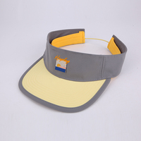 Casquette à visière personnalisée de haute qualité avec étiquette tissée pour femmes, séchage rapide, sport de plein air, visière solaire pour le golf et le tennis