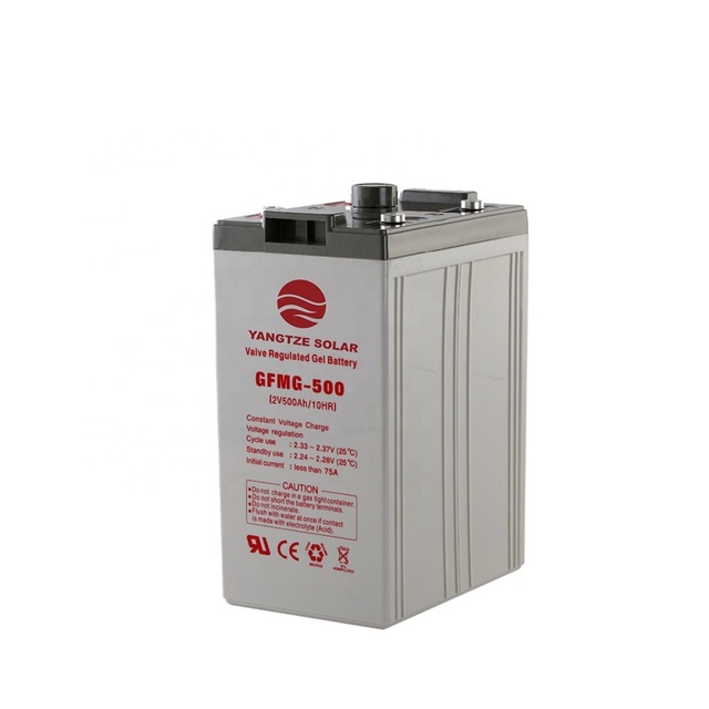 Yangtze 48v solar system battery 2v gel battery 200ah 400ah 500ah 600ah 800 ah