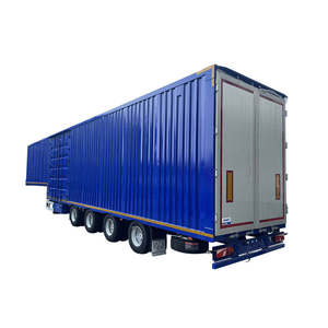 Semi-remorque fourgon sec Chitu 53 pieds de long, plaque d'acier blindée pour l'Amérique du Nord, charge utile maximale 70 000 kg, 3 essieux, capacité 60 tonnes, excellente qualité - Product Image 5