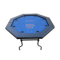 Table de poker octogonale texane personnalisée professionnelle Table de poker pliable personnalisée