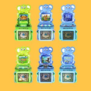 เครื่องเล่นเกมหยอดเหรียญสำหรับเด็กแบบใหม่ เครื่องเล่นเกมปืนช้างบินขนาดเล็ก เกมแข่งรถและต่อสู้ - Product Image 5