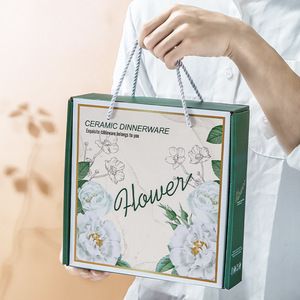 Ensemble de bols en céramique écologiques, sous glaçure, motif fleur de camélia Bohème, 4,5 pouces, 2, 4 ou 6 pièces, pour riz et soupe - Product Image 6