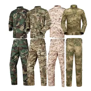 Yuda ropa de trabajo personalizada chaqueta caza al aire libre Ripstop Camo uniforme americano 65/35 Tc traje de camuflaje de combate uniforme táctico