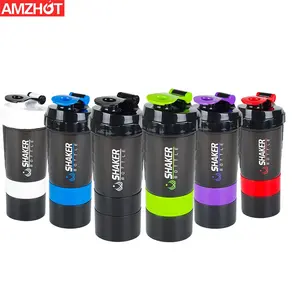 B30-0062 500ml BPA Free Custom LOGO Protein Shaker Bottle gym Plastic Water Bottle