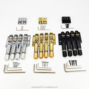 <span class=keywords><strong>Bajo</strong></span> eléctrico sin cabeza, gama alta, puente de cobre de cuatro cuerdas, placa de tensión de puente de guitarra con almohada debajo del puente, juego completo - Product Image 1