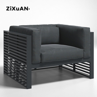 Meubles de luxe modernes pour l'extérieur, de style nordique, pour hôtel, patio, villa, restaurant, terrasse, jardin, piscine, canapé, chaise