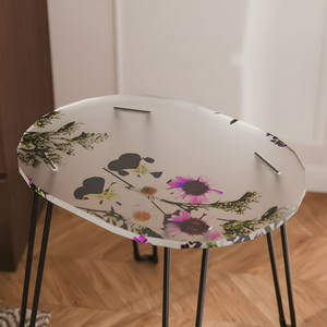 Moderno tavolo e panca stampo in Silicone vassoio ellittico stampo in resina epossidica per soggiorno e angoli camera da letto - Product Image 6