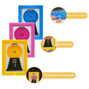 Distributeur de bonbons mural en forme de cadre photo, machine à bonbons pour bureau, comptoir, enfants, adultes, présentoir de bonbons pour le bureau - Product Image 6