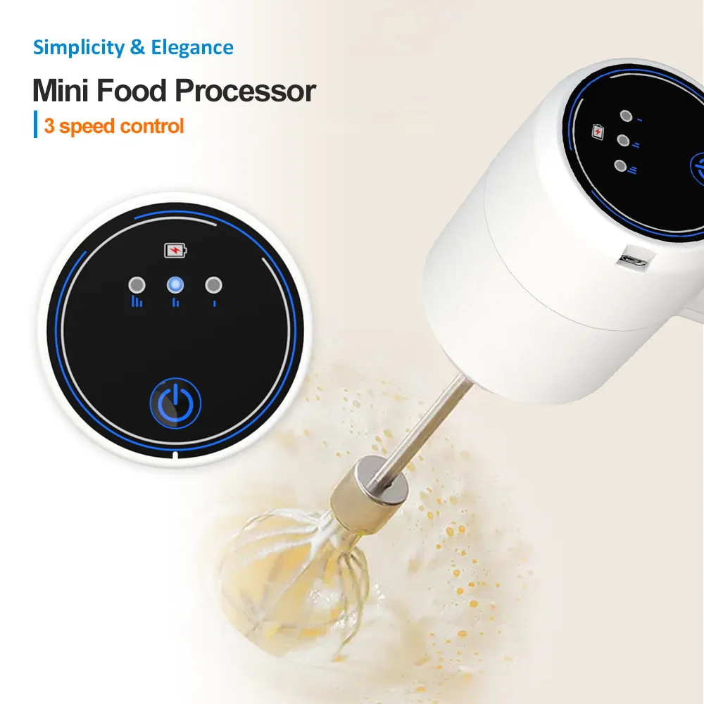 Mini Portable Electric Cream Mixer Multi-functional Rechargeable USB Egg Whisk Beater