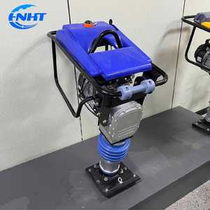 Nouveau pilon à percussion poussé à la main haute Performance 5.5-6.5hp vibrant électrique pour travaux de terrassement et de gravier à vibrations ouvertes et fermées - Product Image 1