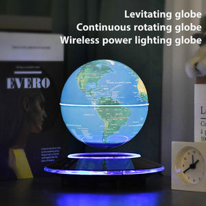 140 मिमी भूगोल शिक्षा आधार नीचे चुंबकीय लेविंग पृथ्वी दुनिया भर में रात की रोशनी के लिए विश्व स्तर - Product Image 1