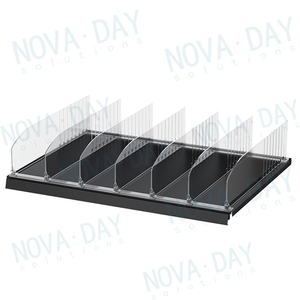<strong>Shelf</strong> Plastic Buffered Sliding System for Beverage Pusher Spring Loaded <strong>Breakable</strong> <strong>Dividers</strong> Plastic <strong>Shelf</strong> <strong>Dividers</strong> - Product Image 1