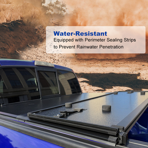 Hard Quad-Fold <strong>Tonneau</strong> <strong>Cover</strong> For 2021-2025 Ford F-150; Lightning 5.5' (67") Bed Truck <strong>Cover</strong> Pick Up Exterior Accessories - Product Image 2