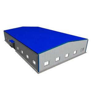 Structure en acier léger Bâtiment d'entrepôt de haute qualité avec services de soudage et de découpe - Product Image 4