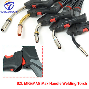 Antorcha de soldadura <span class=keywords><strong>MIG</strong></span> refrigerada por aire 15AK 25AK 24KD 36KD 501D Tipo BZL Conector Euro Empuñadura tipo <span class=keywords><strong>pistola</strong></span> MAX Venta al por mayor de fábrica - Product Image 1