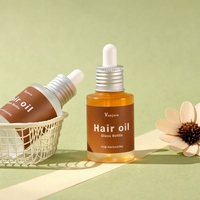 Flacon de sérum en verre personnalisé de 30 ml, design élégant givré pour huile capillaire et essence faciale, sérum cosmétique, huile essentielle, flacon de parfum