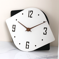 Reloj de Pared Decorativo de Péndulo Nórdico de Diseño Nuevo en Oferta, Reloj de Pared Moderno de MDF