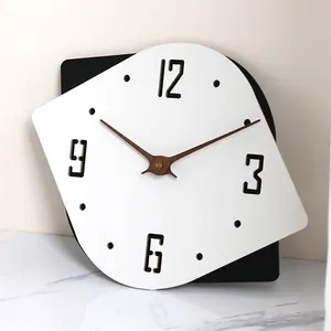 Art Hot Sale Newly Design Nordic Pendulum Decorative Art Wall Clock Modern MDF Wall Clock