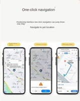 Traceur GPS pour animaux de compagnie FindTag IP67, anti-perte, Bluetooth, alarme, navigation cartographique, batterie remplaçable, style porte-clés pour Android/iOS