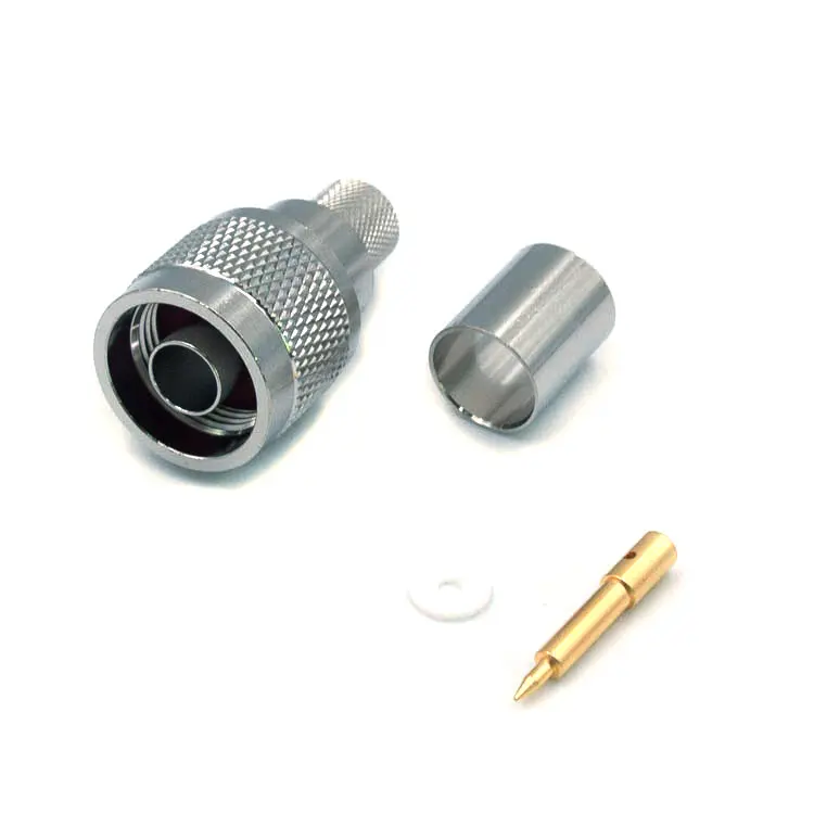 New update N Male crimp type connector for RG214 8D-FB cable