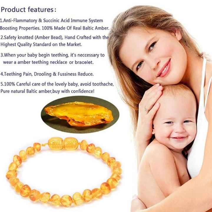 Baltic Sea Natural Amber Bracelet For Baby Children s DIY Irregular Amber Gift Bracelet Jewelry Alibaba