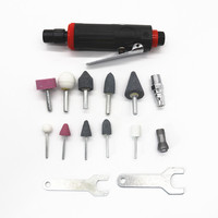 Mini meuleuse d'angle à Air, Kit de meuleuse d'angle à Air, outils de réparation de pneus de voiture, polisseuse pneumatique pour le meulage