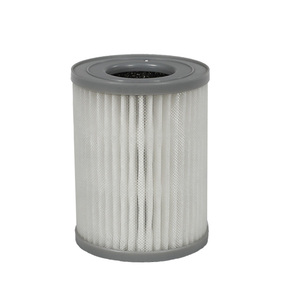 ไส้กรองถ่านกัมมันต์ HEPA จีบขนาดเล็กแบบ H14 H13ตัวกรองอากาศ HEPA แบบทรงกระบอก - Product Image 3