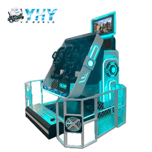 YHY Commercial Coin Operated Support 2 Player 2 Seat Vr 360 Rotation Machine Simulator Avec Jeux <span class=keywords><strong>De</strong></span> Tir - Product Image 2
