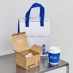 Sac isotherme spécial jetable en non-tissé pour la restauration, le café au lait, la pâtisserie, avec doublure en aluminium - Product Image 2