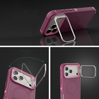 Étui de luxe magnétique 3-en-1 robuste pour iPhone 18 Pro Max 17 16, antichoc avec anneau de protection d'appareil photo, support et cordon
