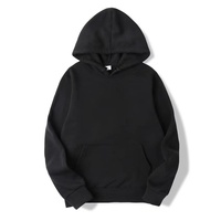 Molleton Épais Sweatshirt de Jogging Impression Personnalisée Homme Pull Uni à Capuche Broderie Hoodies Coupe Oversize