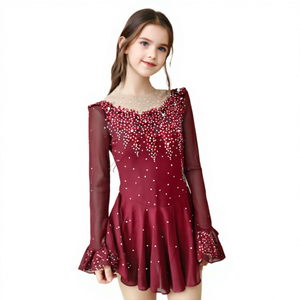 Skater Dress Red - Elegant Women's Fashion for All Sizes