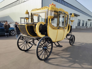 Carruaje de Caballos de Lujo Real para Bodas, para Lugares Turísticos, Carruaje de Caballos de Alta Calidad para Recorridos Turísticos, Venta de Fábrica - Product Image 3