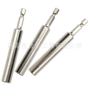Tige d'extension hexagonale Mr Drill 6,35 mm, longueur 99 mm, pour perceuse pistolet, finition argentée, matériau 40Cr - Product Image 4