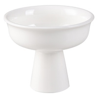 Bol de nid d'oiseau, bol à Dessert, tasse de crème glacée, bol de yaourt, bol à pieds hauts blanc pur, tasse de fruits de crème glacée japonaise