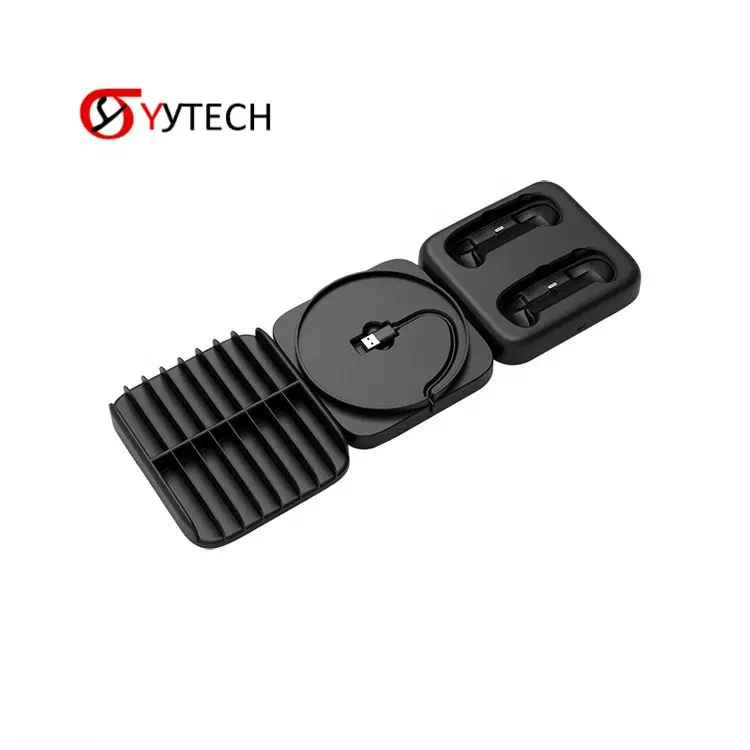 SYYTECH 3 in 1 oyun konsolu denetleyici Xbox serisi için şarj standı X CD kart depolama Dock oyun aksesuarları