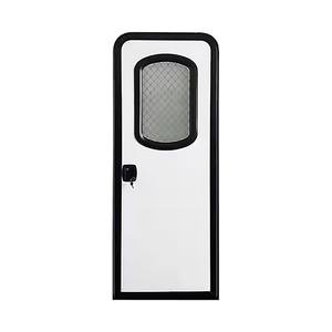 JDA, superventas, puerta americana de <span class=keywords><strong>caravana</strong></span>, puerta de coche modificada fija con persianas plisadas, <span class=keywords><strong>ventana</strong></span> acrílica - Product Image 1