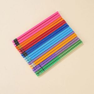 Lot de crayons de charpentier Gold Dot Transfer, standard HB 2B, en bois, à graphite, pour l'écriture, cadeau pour étudiants, promotion en bois noir - Product Image 2