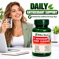 Capsules de soutien hépatique au Chardon-Marie, Curcuma, Pissenlit et Artichaut – Complément Herbal Quotidien Antioxydant pour le Bien-être et la Détoxification