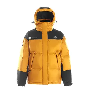 Custom Outdoor Füllung Gänse daunen jacke Cordura Winter mäntel Unisex weiße Erwachsenen jacke für Männer Winter Winterkleid ung