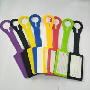 Étiquette de bagage en silicone personnalisée avec sangle boucle, attrayante et durable, fournie directement par l'usine - Product Image 5