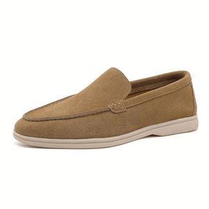 Mocasines HLT Clásicos y Cómodos de Piel Sintética para Hombre MS-8253-1, Duraderos, con Punta Redonda, para Todas las Temporadas, Estilo Casual, Sin Cordones - Product Image 2