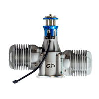 Moteur à essence bicylindre à deux temps GP123 V2 123CC 12HP haute performance pour modèle d'avion RC