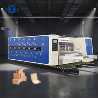 Machine de découpe et de rainurage XT-D pour carton ondulé long, avec système EPR à verrouillage rapide pour cylindres magnétiques, Fourniture d'usine