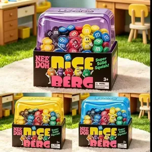 Jouets Squishy HOT 9CM Needoh Nice Cube, Gel Squishy de Noël Super Solide, Jouet Anti-Stress Fidget, Boîte Cadeau pour Grossiste - Product Image 2