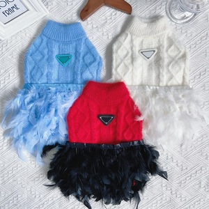 <span class=keywords><strong>Pull</strong></span> pour animaux de compagnie de <span class=keywords><strong>marque</strong></span> de luxe tendance, vêtements pour animaux de compagnie épais et chauds, vêtements en tricot pour chiens, vêtements pour chiens de <span class=keywords><strong>marque</strong></span>, vêtements pour chiens de créateur - Product Image 1