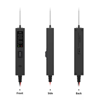 Probador de Baterías Automotrices CT100, Herramienta de Diagnóstico para Automóviles, Pantalla LCD, Multímetro de 12-24 V CC, Modos de Osciloscopio, Diagnóstico, Ajuste Universal